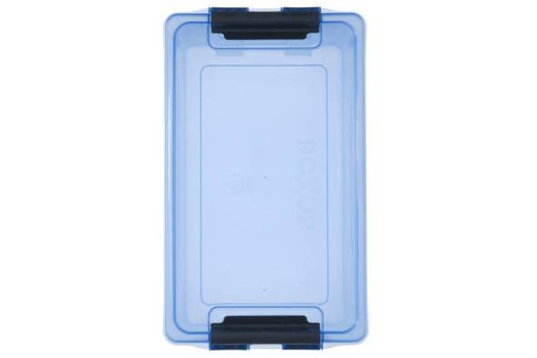 Контейнер с крышкой и клипсами Rox Box Home, 10л, 100x170x210 мм, синий