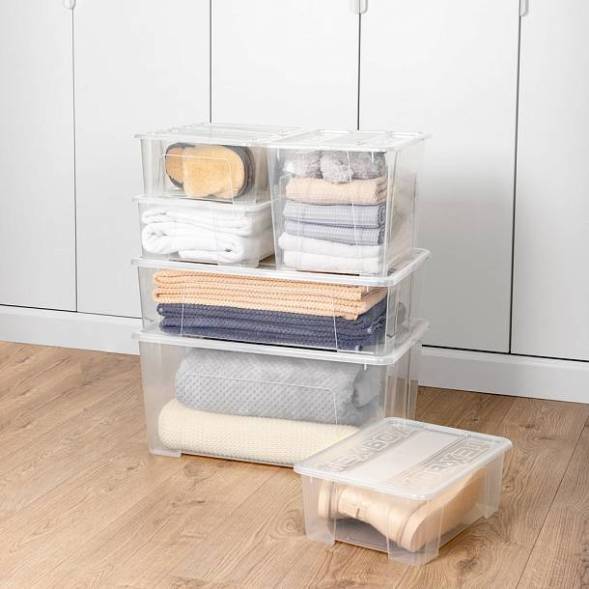 Ящик универсальный TEX-BOX 10л, бесцветный