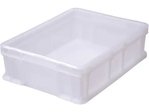 Ящик пластиковый сплошной, 400×300×120 мм, 10.6 л, синий [701.03.02]