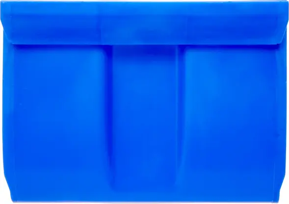 Ящик (лоток) пластиковый сплошной, 170x105x75 мм, 1.34 л, синий [5001]
