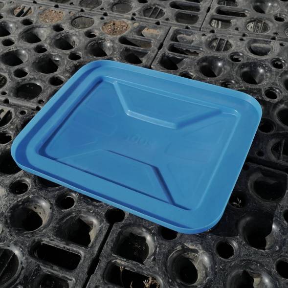 Ванна пластиковая пищевая с крышкой К, 200 л, HDPE, черный [121207.0200.899.000]