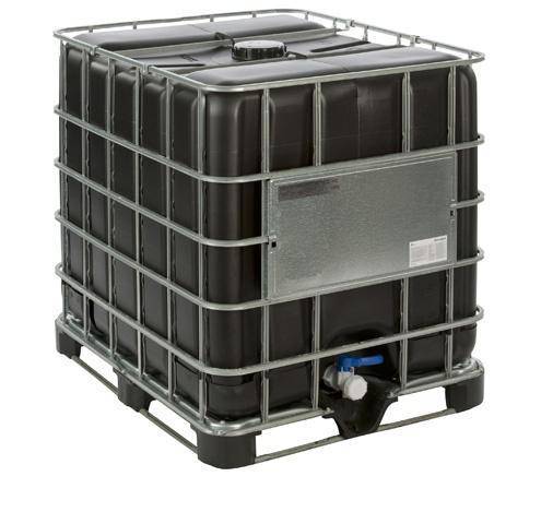 Еврокуб (IBC-контейнер) с краном на деревянном поддоне, 1000 л, белый [10090001]