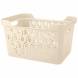 Корзинка универсальная Deluxe, 380x276x220 мм, 18 л, бежевый