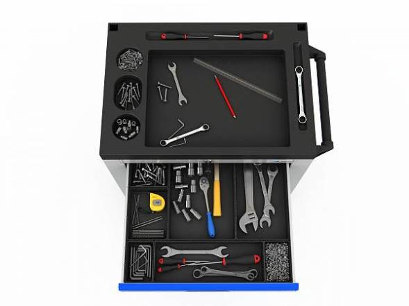 Тумба инструментальная ДВК LOGITEX 09.1 XS