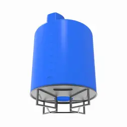 Емкость TOR 10000 л под плотность до 1,2 г/см3 синяя на основании для полного слива F