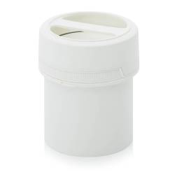 Банка с ручкой 0,65 л без внутренней крышки, белая