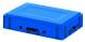 Ящик пластиковый сплошной Е1 (евроформат) для мяса глубокой заморозки, 600х400х120 мм, синий [12.421.40.PE]
