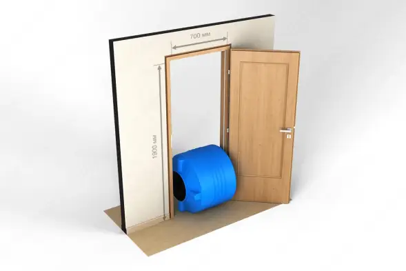 Емкость ЭВЛ 200л зеленая