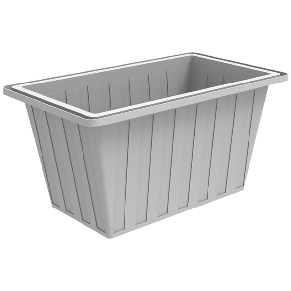 Ванна пластиковая пищевая К, 400 л, HDPE, белый [132.0400.001.0]