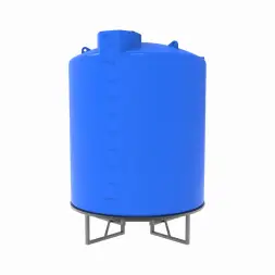 Емкость TOR 10000 л синяя на основании для полного слива F
