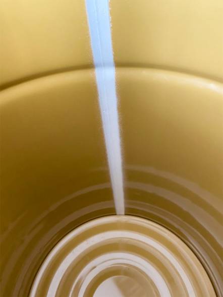 Ведро металлическое с покрытием, 5 л, крышка-обруч, белый [2094]