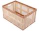 Ящик пластиковый складной перфорированный, 600х400х310 мм, бежевый [600400310-02]
