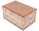 Ящик пластиковый складной перфорированный, 600х400х310 мм, бежевый [600400310-02]
