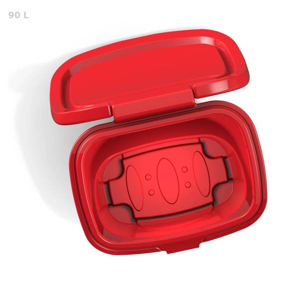 Ящик для песка 90 литров PREMIUM, красный