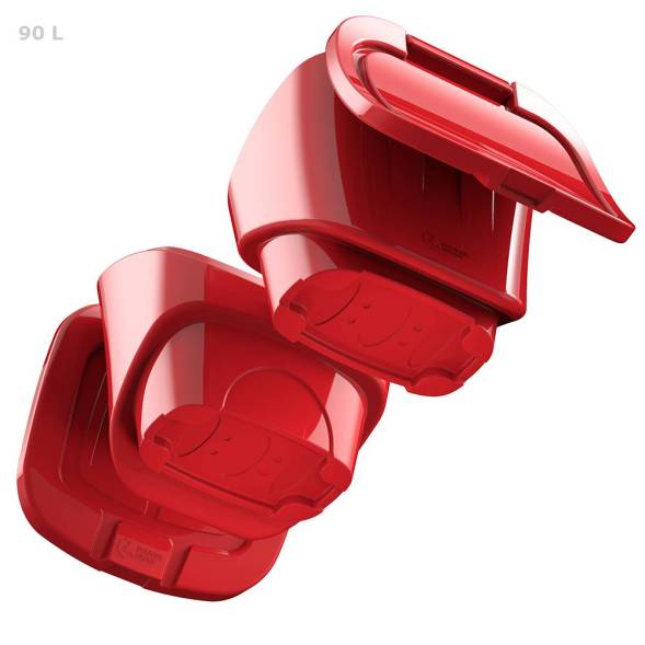 Ящик для песка 90 литров PREMIUM, красный