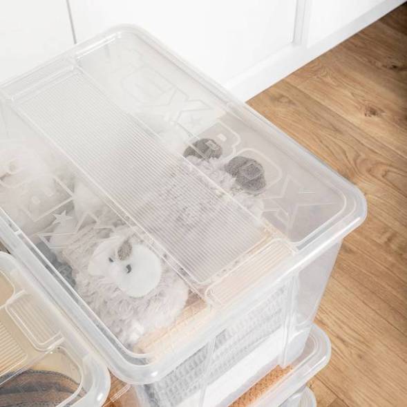 Ящик универсальный TEX-BOX 61л, бесцветный