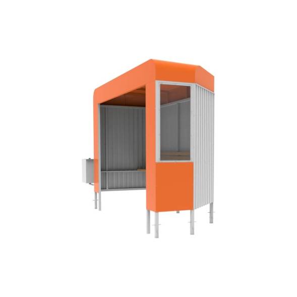 Павильон остановочный мод. 1, 3700x1500x2430 мм