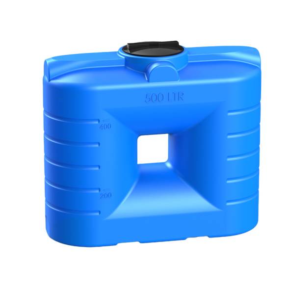 Емкость пластиковая прямоугольная для хранения воды, жидкостей и дизельного топлива, 500 л, синий [TSN500S13]