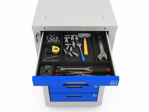 Тумба инструментальная модульная ДВК WOKER PRO 03 SF