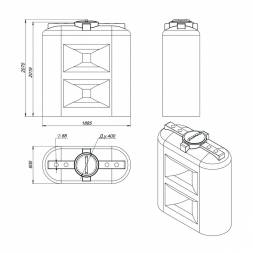 Емкость SL 2000 л