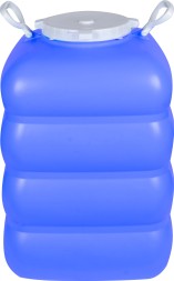 Фляга пластиковая 100л, с ручками и крышкой, фиолетовая