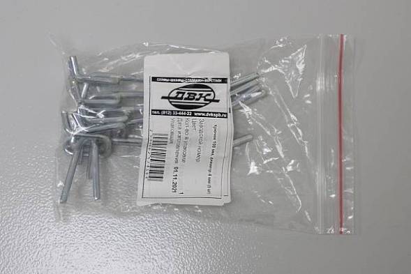 Крючок ДВК 100 мм, диаметр 5 мм (5 шт)