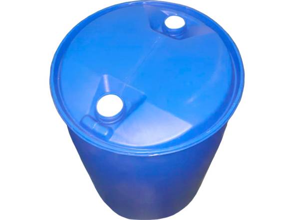 Бочка пластиковая с крышкой и 2-мя пробками, 227 л, синий [БП 227п 7,5кг]