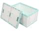 Ящик пластиковый складной сплошной, 600х400х310 мм, белый [600400310-00]