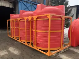 Кассета с емкостями 15000 л (3х5000 л) пласт. краны